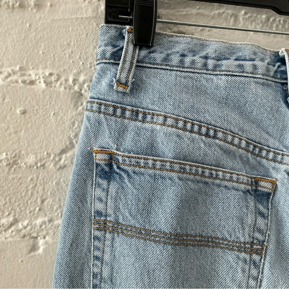 Vintage 90s High Waisted Bootcut Jeans Light Wash Denim Express Bleus 5/6 Long